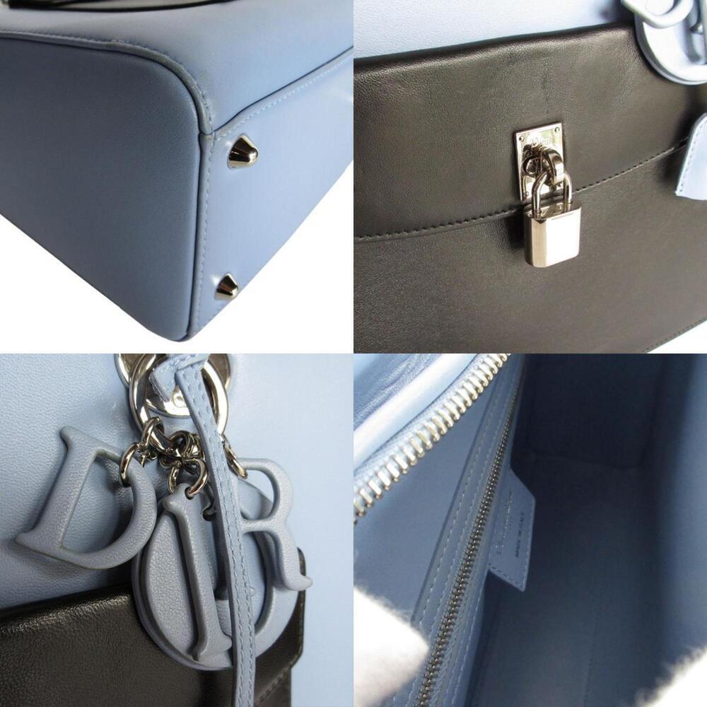 CHRISTIAN DIOR Black Leather Shoulder Bag - Picture 4 of 5